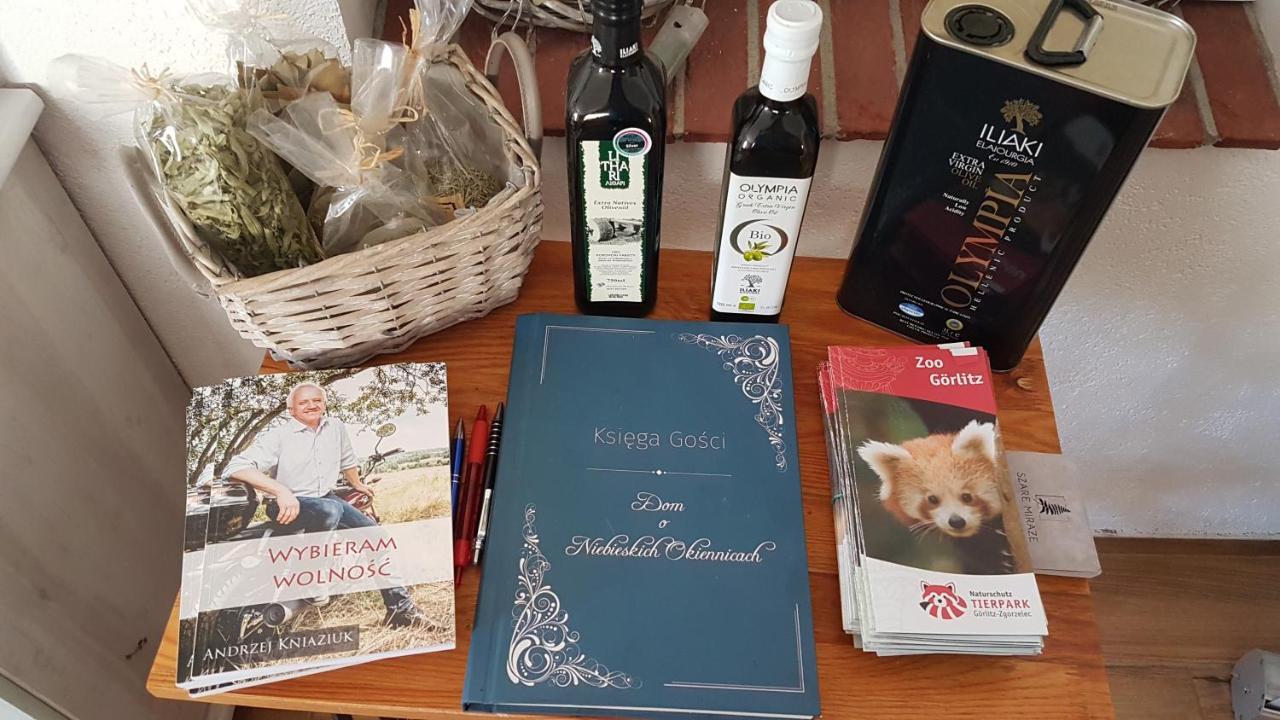 Dom O Niebieskich Okiennicach Farm stay *